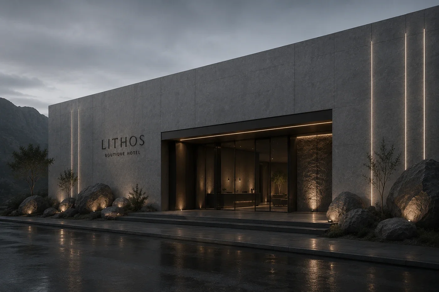 LITHOS — Cave boutique hotel concept